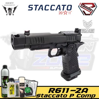 EMG Arms (ARMY x T8 R611-2A) - Staccato P Comp 2011 (VIP Grip) Red Dot Ready