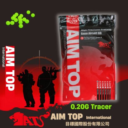 ลูกกระสุนเรืองแสงสีเขียว AIMTOP 0.20g