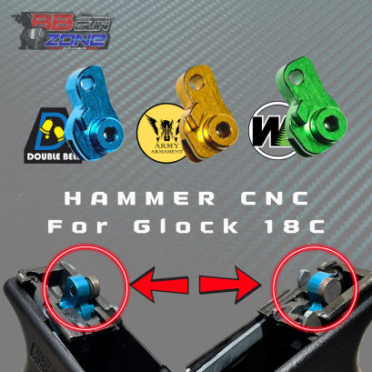 HAMMER CNC GLOCK 18C WE/ARMY/Double Bell