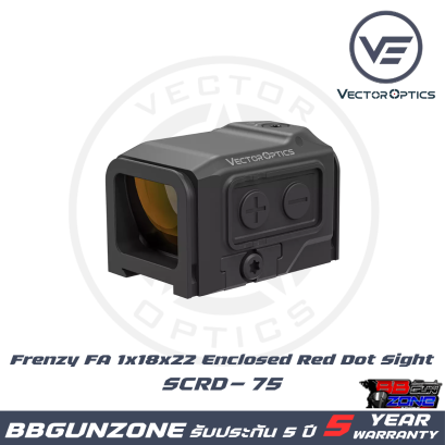 Frenzy FA 1x18x22 Enclosed Red Dot Sight [SCRD-75]