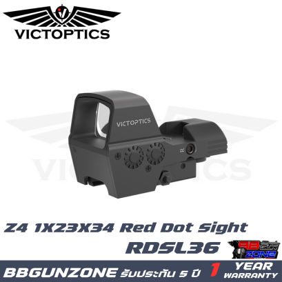 VictOptics SRD 1x23x33 Four-Reticle Red Dot Sight [RDSL36]