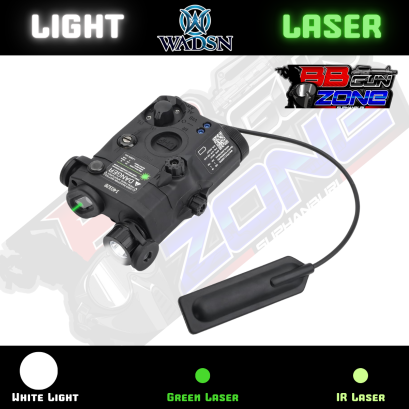 LA-PEQ-15  ไฟฉาย+เลเซอร์เขียว+IR