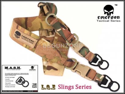 EmersonGear สายสะพายปืน L.Q.E. One+Two Point Slings Series EM8490