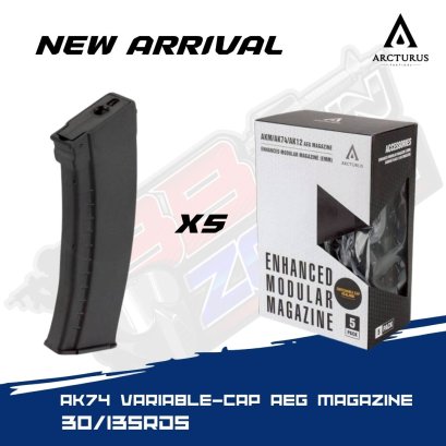 AK74 VARIABLE-CAP AEG MAGAZINE 30/135RDS NEW ARRIVAL
