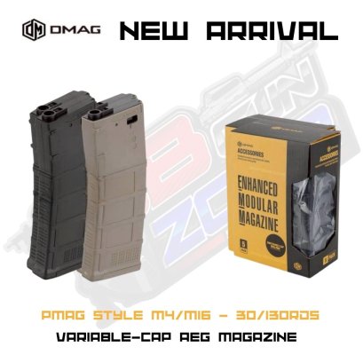 NEW ARRIVAL pmag style m4/m16 - 30/130rds VARIABLE-CAP AEG MAGAZINE
