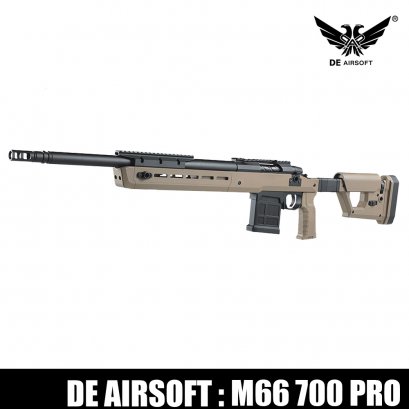 D.E. M66 Bolt Action 700 Pro TAN