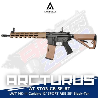 ARCTURUS AT-ST03-CB-SE-BT LWT MK-III Carbine 12&quot; SPORT AEG SE® Black-Tan (2025)