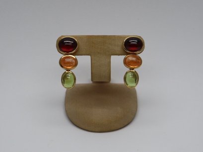 Multi-Colour Gemstone earrings