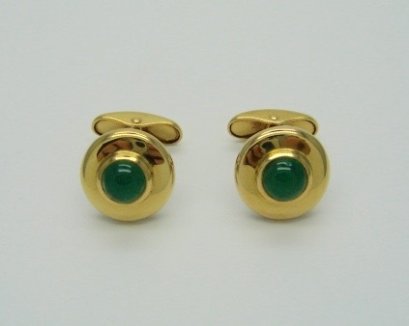 Emerald Cufflinks