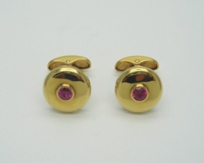Ruby Cufflinks
