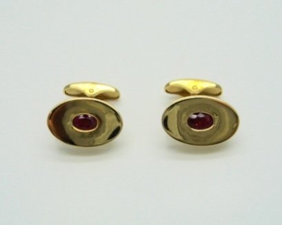 Ruby Cufflinks
