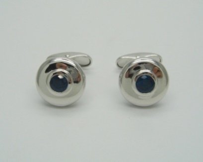 Blue Sapphire Cufflinks