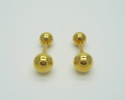 Yellow Gold Cufflinks