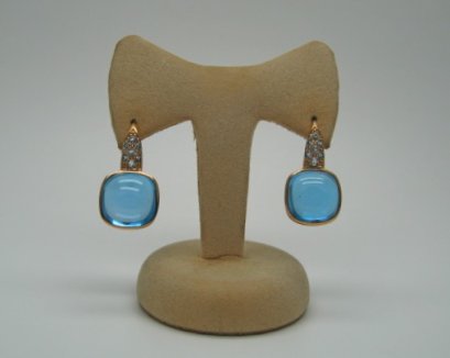 Blue Topaz Earrings