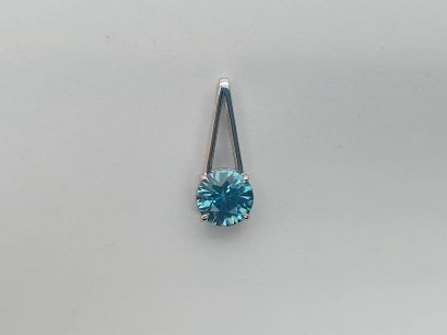 Blue Zircon pendant