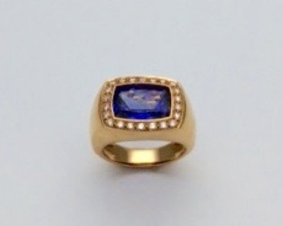 Tanzanite and Diamonds Ring