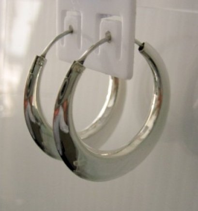 Silver Hoop Earrings