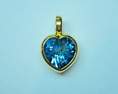 Blue Topaz Pendant