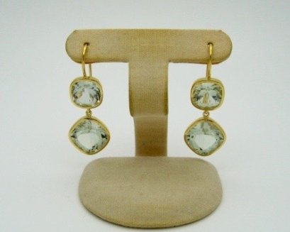 Prasiolite Earrings