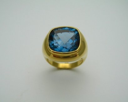 Blue Topaz Ring