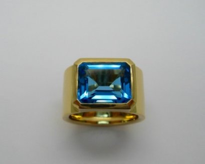 Blue Topaz Ring