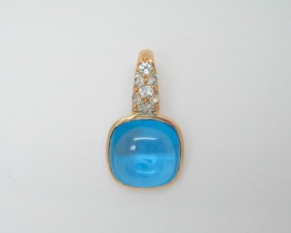 Blue Topaz Pendant
