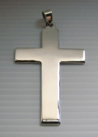 Big Silver Cross Pendant