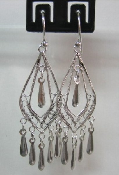 Silver Filigree Earrings