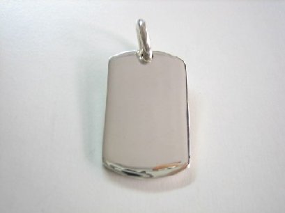 Silver Dog Tag