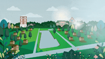 แอนิเมชั่นโครงการพระราชดำริ "โครงการสระเก็บน้ำพระราม 9 อันเนื่องมาจากพระราชดำริ จังหวัดปทุมธานี