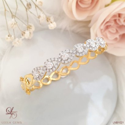 กำไลข้อมือเพชรน้ำ 100