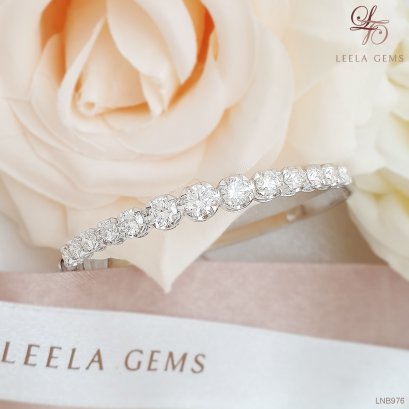 กำไลข้อมือเพชรน้ำ 100