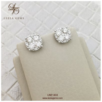 Illusion Diamond Earrings