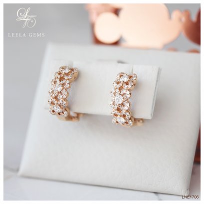 Hoop Diamond Earrings