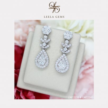 ต่างหูเพชรระย้า