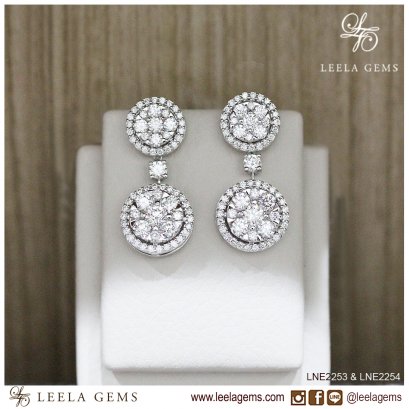 ต่างหูเพชรระย้า