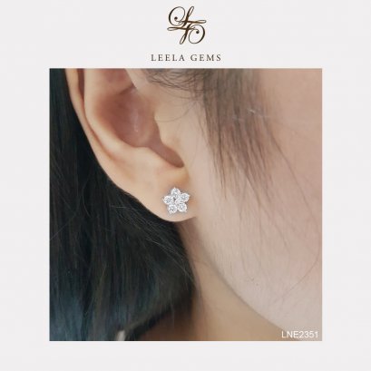 Floral Diamond Earrings
