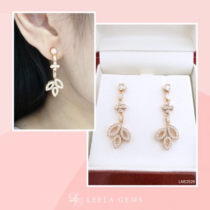 ต่างหูเพชรตุ้งตุ้ง