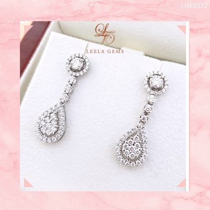 ต่างหูเพชรตุ้งตุ้ง