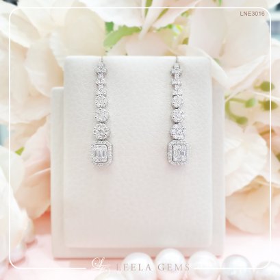 ต่างหูเพชร