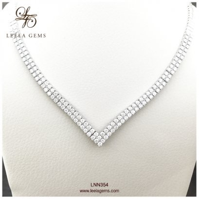 สร้อยคอวี 2 แถว