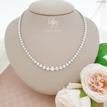 สร้อยคอเพชรน้ำ 100