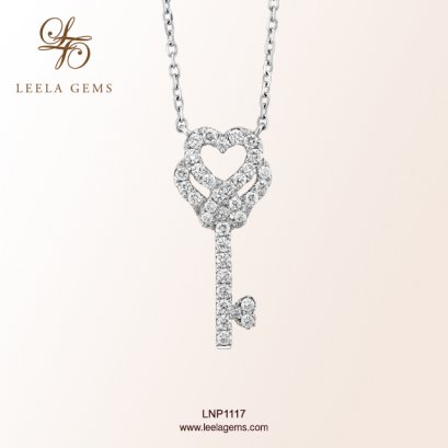 Key Diamond Pendant