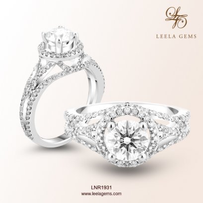 แหวนหมั้นเพชรดีไซน์เก๋