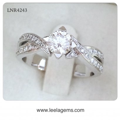 แหวนหมั้นเพชร น้ำ 100