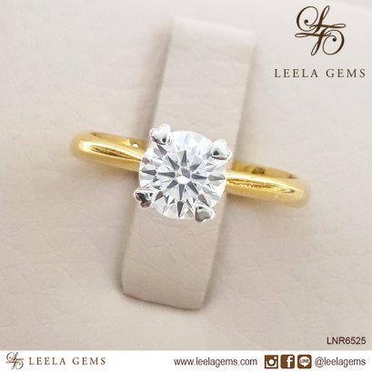 แหวนแต่งงานเพชรน้ำ 100