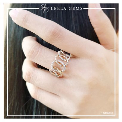 แหวนเพชรห่วงไขว้