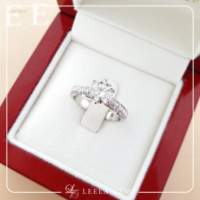 แหวนหมั้นเพชร 3 มิติ