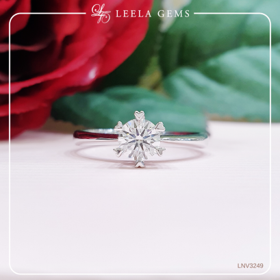 แหวนเพชร หนามเตยตัวใจ