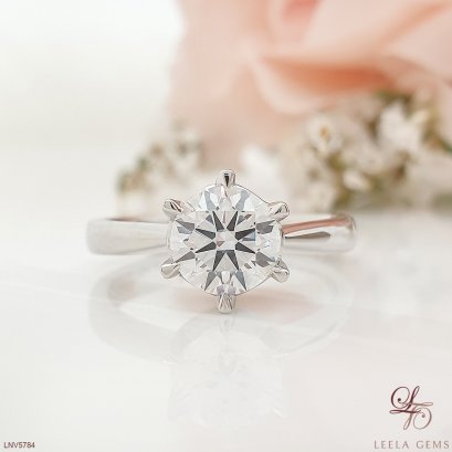 แหวนเพชรเม็ดเดี่ยว